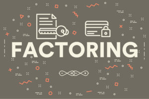 business illustration with the words factoring